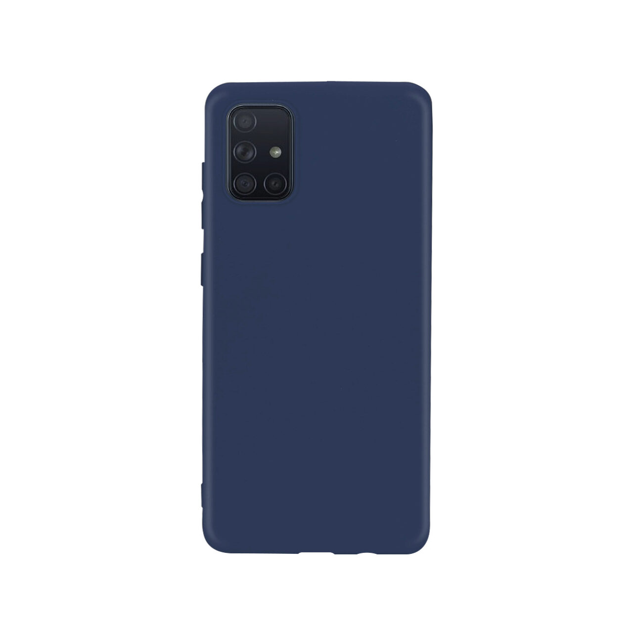 Husa Samsung Galaxy A51 4G Lemontti Silicon Silky Albastru Inchis thumb