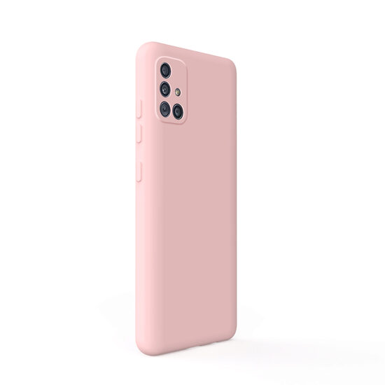 Husa Samsung Galaxy A51 4G Lemontti Silicon Soft Slim Pink Sand thumb