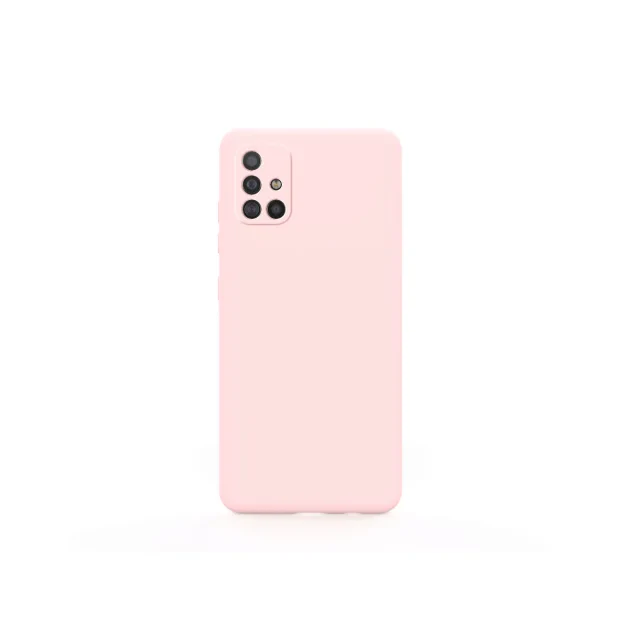 Husa Samsung Galaxy A51 4G Lemontti Silicon Soft Slim Pink Sand