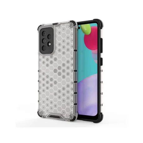 Husa Samsung Galaxy A52s 5G / A52 5G / A52 4G Lemontti Honeycomb Armor Transparent