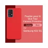 Husa Samsung Galaxy A52s 5G / A52 5G / A52 4G Lemontti Silicon Silky Rosu