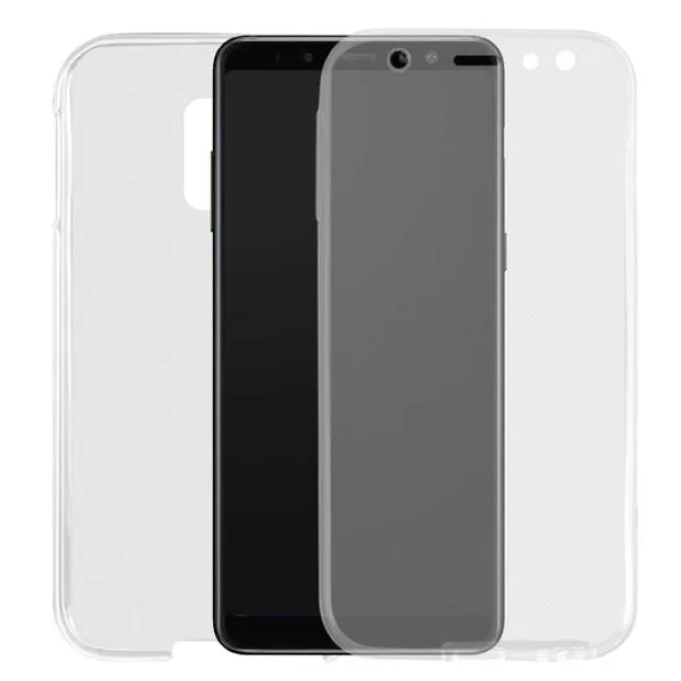 Husa Samsung Galaxy A6 (2018) Lemontti Silicon Full Cover 360 Transparent