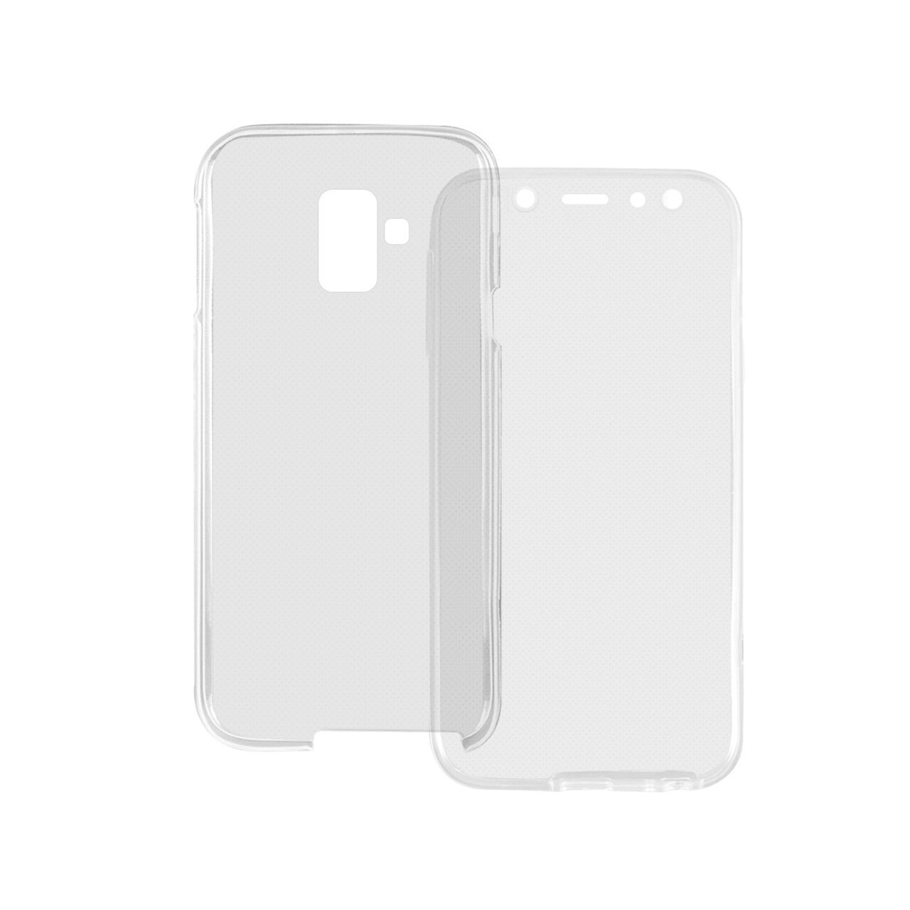 Husa Samsung Galaxy A6 (2018) Lemontti Silicon Full Cover 360 Transparent thumb