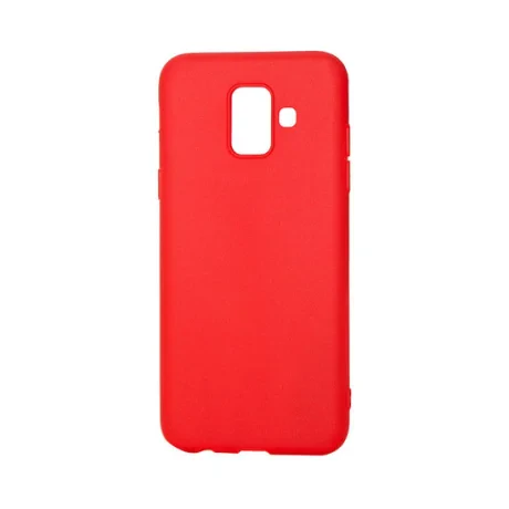 Husa Samsung Galaxy A6 (2018) Lemontti Silicon Silky Rosu