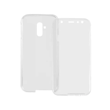 Husa Samsung Galaxy A6 Plus (2018) Lemontti Silicon Full Cover 360 Transparent