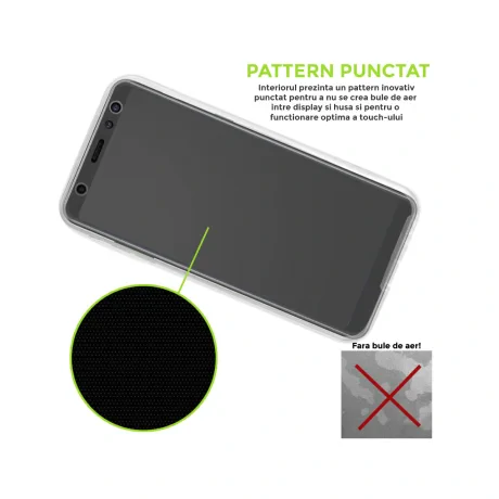 Husa Samsung Galaxy A6 Plus (2018) Lemontti Silicon Full Cover 360 Transparent