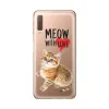 Husa Samsung Galaxy A7 (2018) Lemontti Silicon Art Meow With Love
