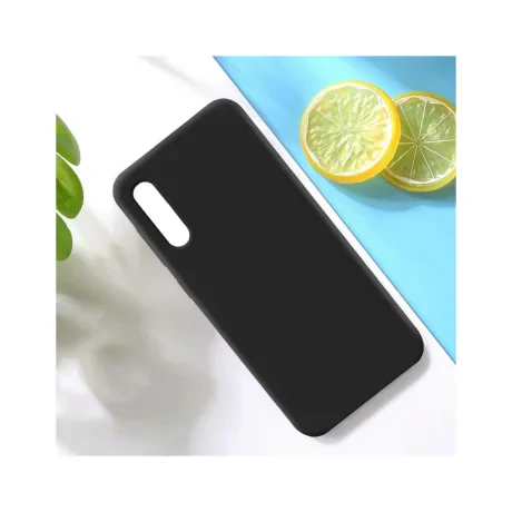 Husa Samsung Galaxy A70 Lemontti Liquid Silicon Black