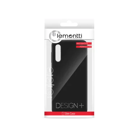 Husa Samsung Galaxy A70 Lemontti Liquid Silicon Black