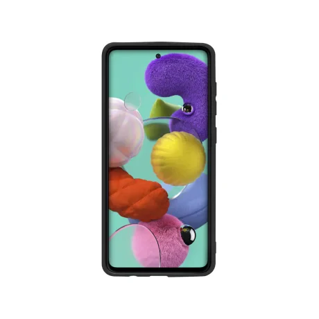 Husa Samsung Galaxy A71 Lemontti Silicon Silky Negru