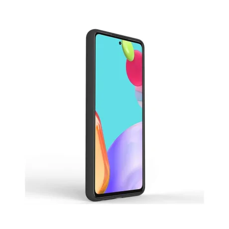 Husa Samsung Galaxy A72 4G / A72 5G Lemontti Silicon Silky Negru