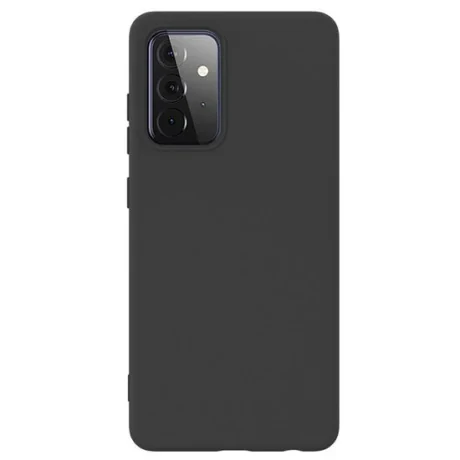 Husa Samsung Galaxy A72 4G / A72 5G Lemontti Silicon Silky Negru