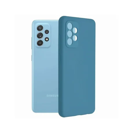 Husa Samsung Galaxy A73 5G Lemontti Silicon Soft Slim Dark Blue