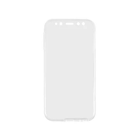 Husa Samsung Galaxy A8 Plus (2018) Lemontti Silicon Full Cover 360 Transparent