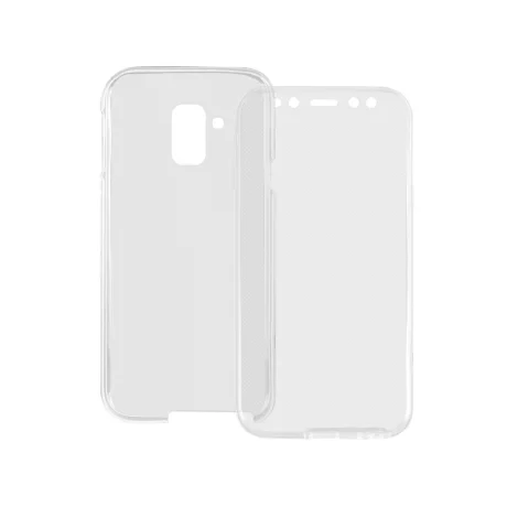 Husa Samsung Galaxy A8 Plus (2018) Lemontti Silicon Full Cover 360 Transparent