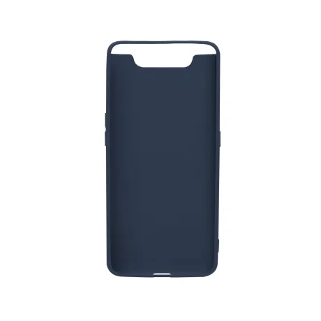 Husa Samsung Galaxy A80 / A90 4G Lemontti Silicon Silky Albastru Inchis