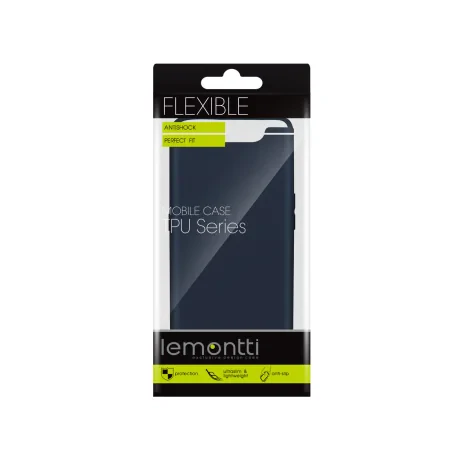 Husa Samsung Galaxy A80 / A90 4G Lemontti Silicon Silky Albastru Inchis