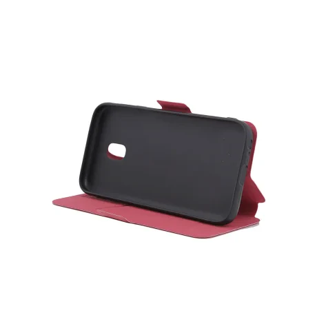 Husa Samsung Galaxy J3 (2017) Lemontti Book Elegant Rosu