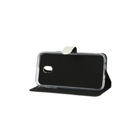 Husa Samsung Galaxy J3 (2017) Lemontti Book Metalic Alb