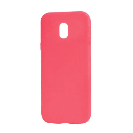 Husa Samsung Galaxy J3 (2017) Lemontti Silicon Silky Rosu
