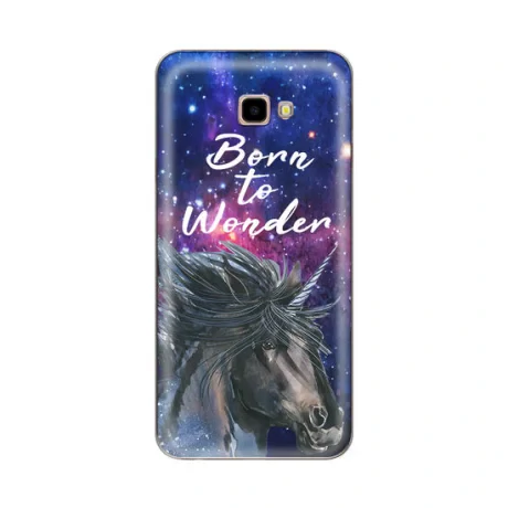 Husa Samsung Galaxy J4 Plus Lemontti Silicon Art Born To Wonder