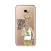 Husa Samsung Galaxy J4 Plus Lemontti Silicon Art Good Vibes