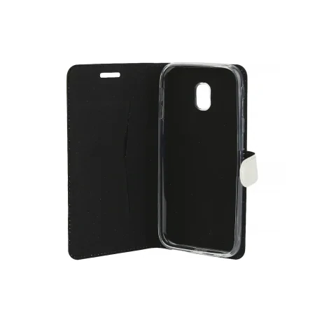 Husa Samsung Galaxy J5 (2017) Lemontti Book Metalic Alb