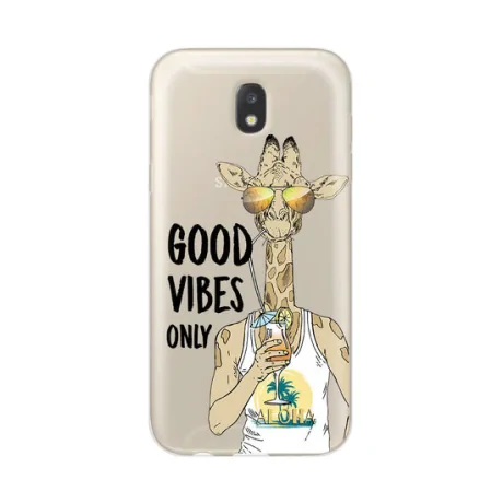 Husa Samsung Galaxy J5 (2017) Lemontti Silicon Art Good Vibes