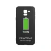 Husa Samsung Galaxy J6 (2018) Lemontti Silicon Black Silky Art 100% Fighting