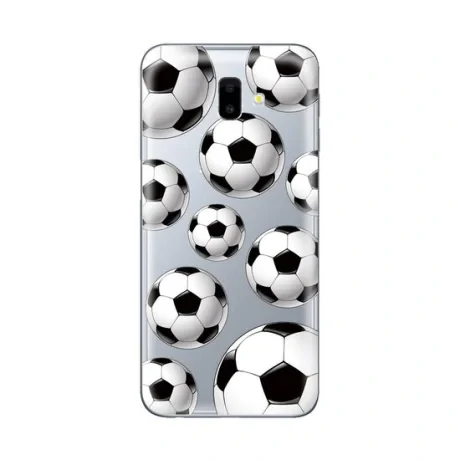 Husa Samsung Galaxy J6 Plus Lemontti Silicon Art Football