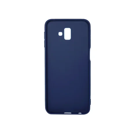 Husa Samsung Galaxy J6 Plus Lemontti Silicon Silky Albastru Inchis