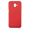 Husa Samsung Galaxy J6 Plus Lemontti Silicon Silky Rosu