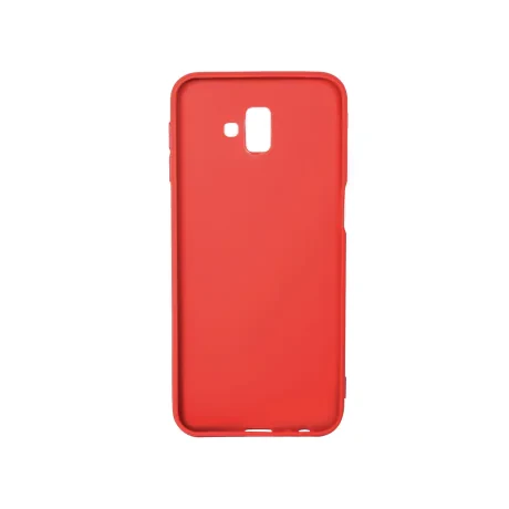 Husa Samsung Galaxy J6 Plus Lemontti Silicon Silky Rosu