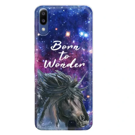 Husa Samsung Galaxy M10 Lemontti Silicon Art Born To Wonder