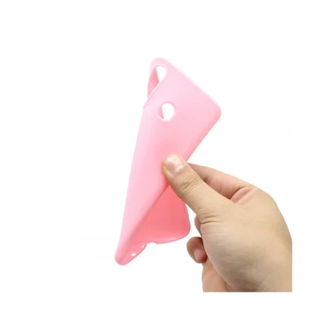 Husa Samsung Galaxy M40 Lemontti Silicon Silky Roz