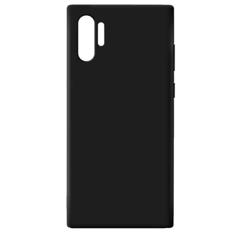 Husa Samsung Galaxy Note 10 Plus Lemontti Liquid Silicon Black