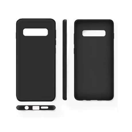 Husa Samsung Galaxy S10 G973 Lemontti Liquid Silicon Black