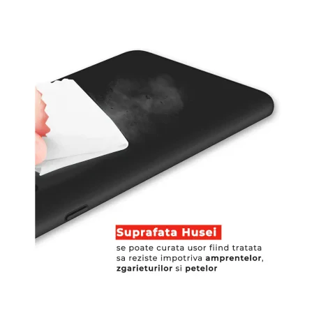 Husa Samsung Galaxy S10 G973 Lemontti Liquid Silicon Black