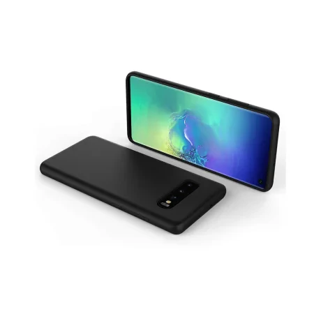 Husa Samsung Galaxy S10 G973 Lemontti Liquid Silicon Black