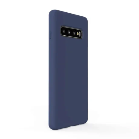Husa Samsung Galaxy S10 G973 Lemontti Liquid Silicon Dark Blue