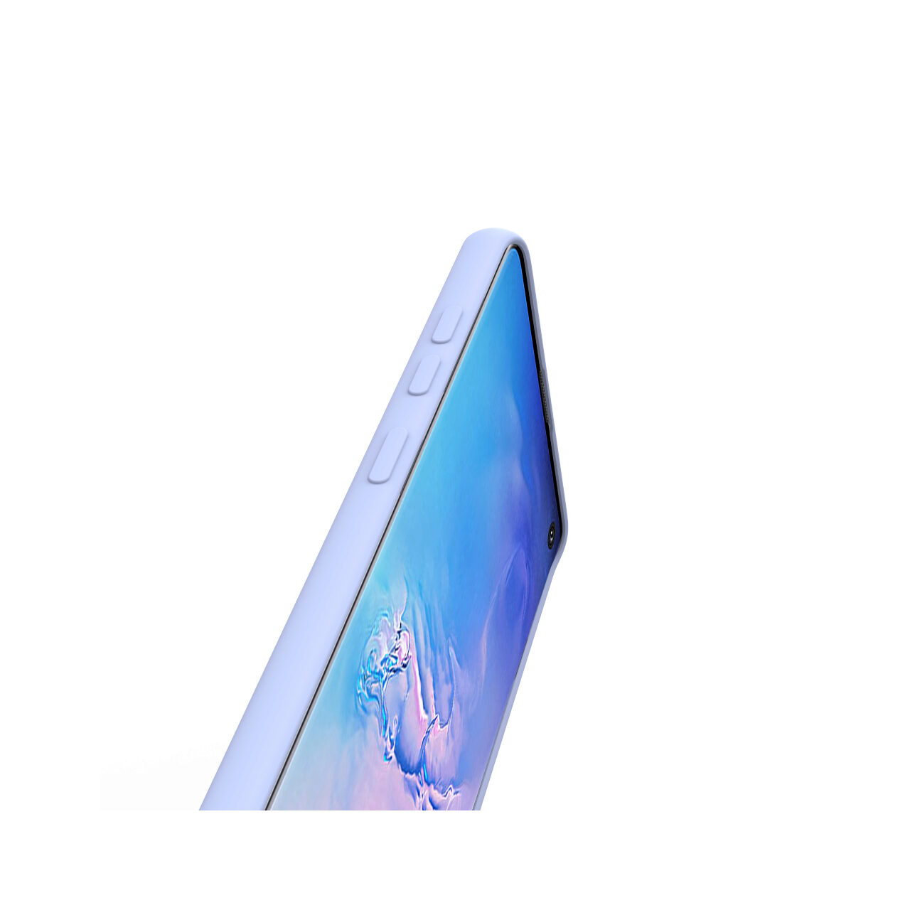 Husa Samsung Galaxy S10 G973 Lemontti Silicon Soft Slim Lavender Gray thumb