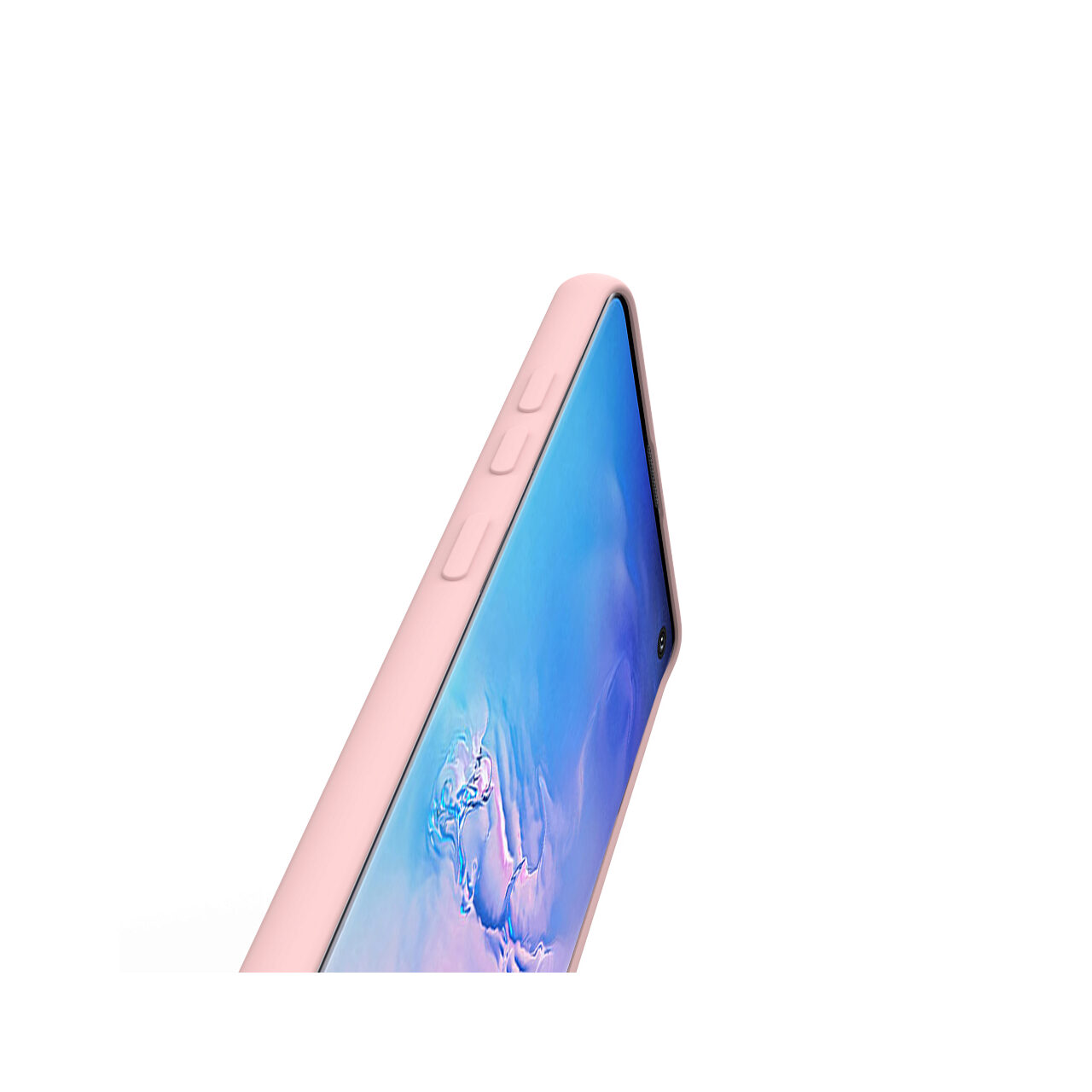 Husa Samsung Galaxy S10 G973 Lemontti Silicon Soft Slim Pink Sand thumb