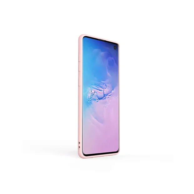 Husa Samsung Galaxy S10 G973 Lemontti Silicon Soft Slim Pink Sand