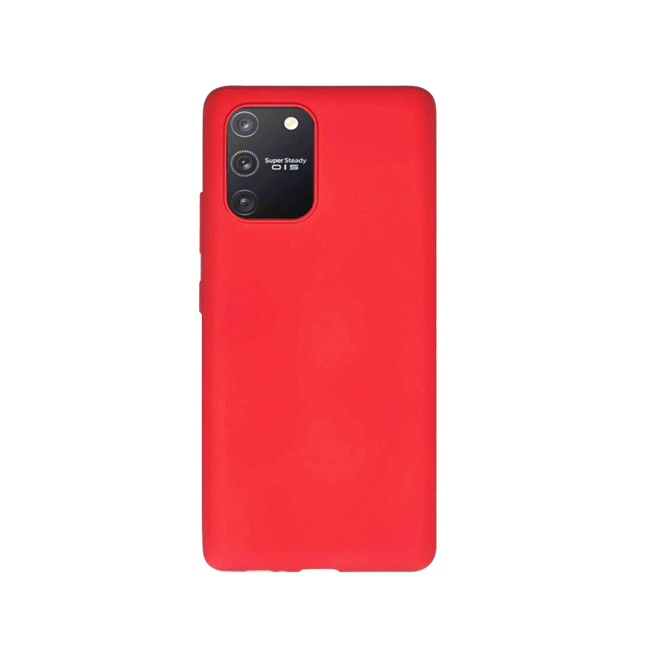 Husa Samsung Galaxy S10 Lite G770 Lemontti Silicon Silky Rosu thumb