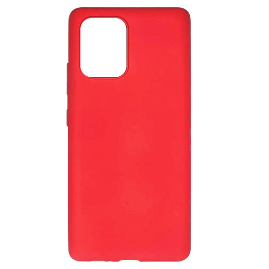 Husa Samsung Galaxy S10 Lite G770 Lemontti Silicon Silky Rosu thumb