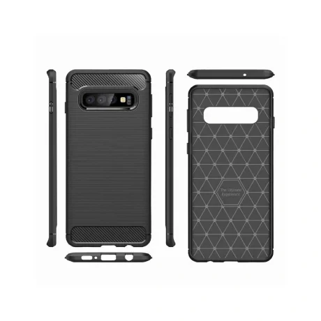 Husa Samsung Galaxy S10 Plus G975 Lemontti Carbon Negru