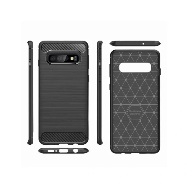 Husa Samsung Galaxy S10 Plus G975 Lemontti Carbon Negru