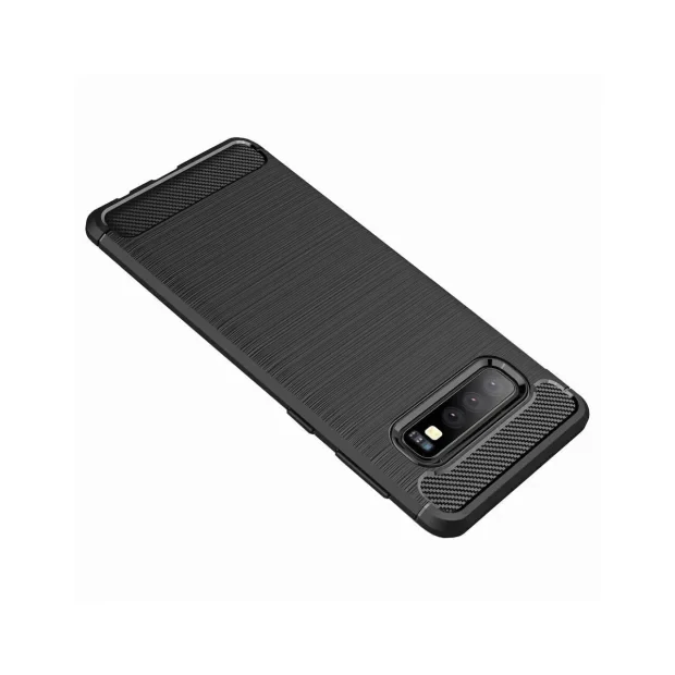 Husa Samsung Galaxy S10 Plus G975 Lemontti Carbon Negru