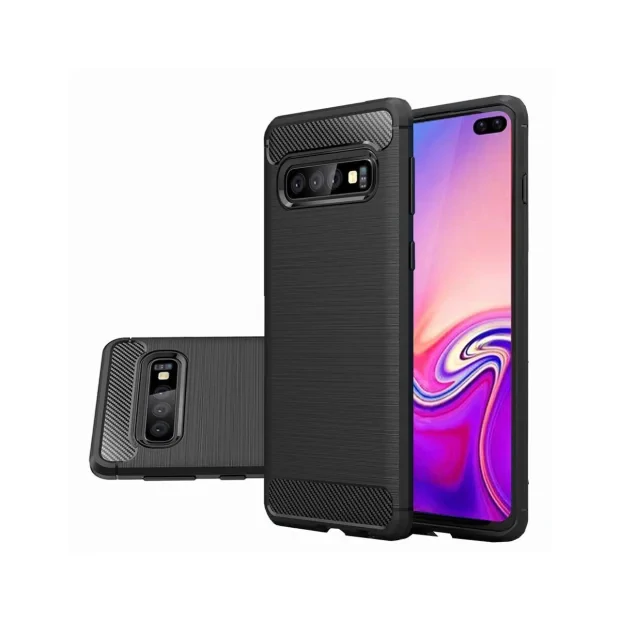Husa Samsung Galaxy S10 Plus G975 Lemontti Carbon Negru