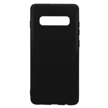 Husa Samsung Galaxy S10 Plus G975 Lemontti Silicon Silky Negru